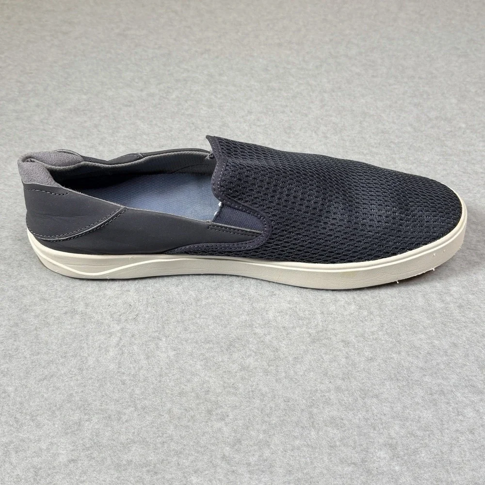 Olukai Lae'ahi Slip On Mens 14 Blue Mesh Lightweight Comfort Beach Shoes Sneaker